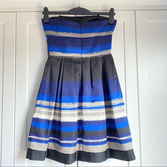 Max and Cleo Shanna Strapless Satin Dress - Picture 4 of 8